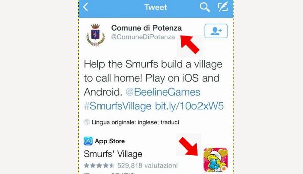 AL COMUNE DI POTENZA "GIOCANO AI PUFFI" CON L'ACCOUNT ISTITUZIONALE? ECCO LA RISPOSTA DELL'AMMINISTRAZIONE...