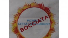 BOCCIATA POTENZA COME CITTÀ CAPOLUOGO PER "MANIFESTA INCAPACITÀ POLITICA!".