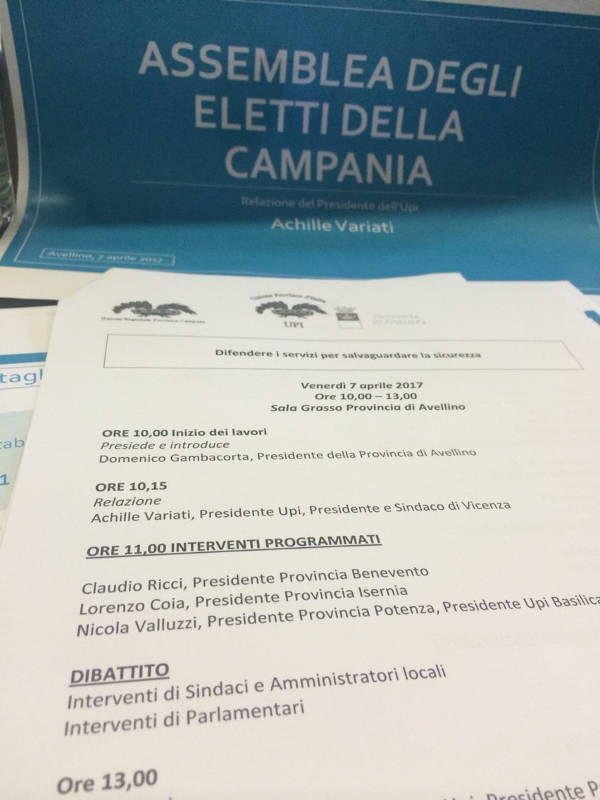 Assemblea eletti Campania