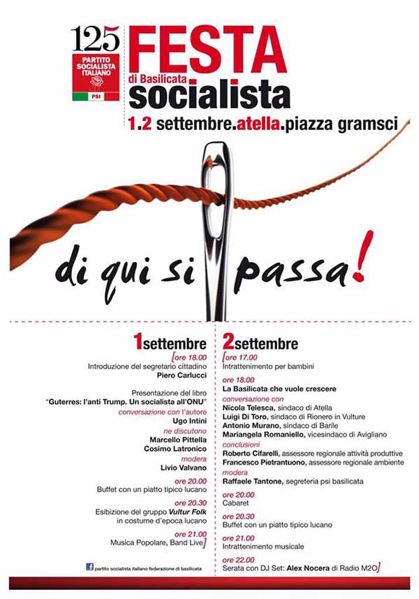 festa socialista Atella